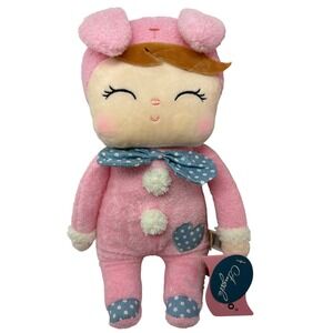 Angela Plush Doll Pink Bunny Costume Outfit Polka‎ Dot Cute Stuffed Animal Toy